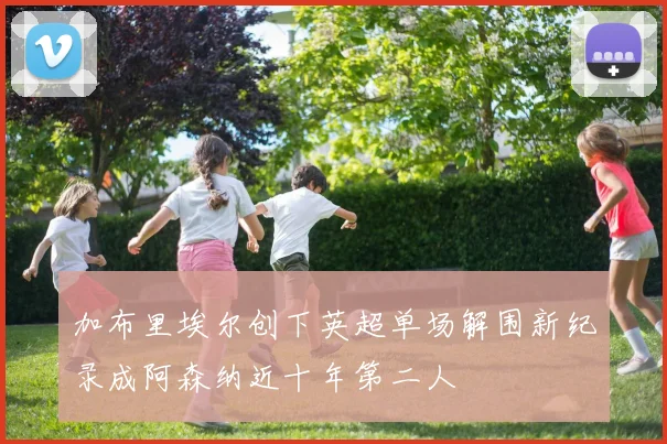 加布里埃尔创下英超单场解围新纪录成阿森纳近十年第二人